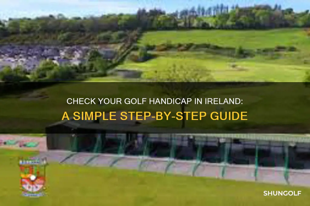 how do i check my golf handicap in ireland