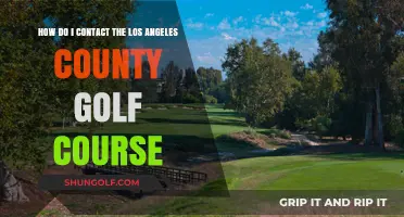 Contacting Los Angeles County Golf Course: A Quick and Easy Guide