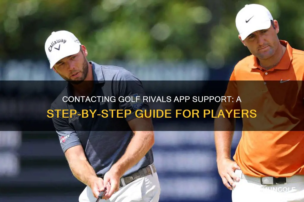 how do i contact the people at golf rivals app
