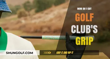 Mastering the Art of Cutting Golf Club Grips: A Step-by-Step Guide