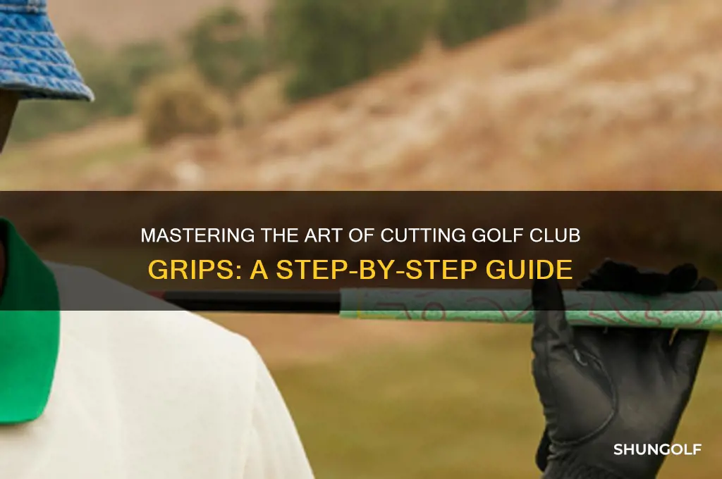 how do i cut golf club