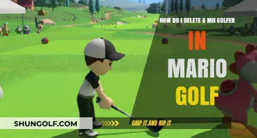 How to Remove a Mii Golfer in Mario Golf: Step-by-Step Guide