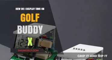 Mastering Your Golf Buddy X: Easy Steps to Display Time