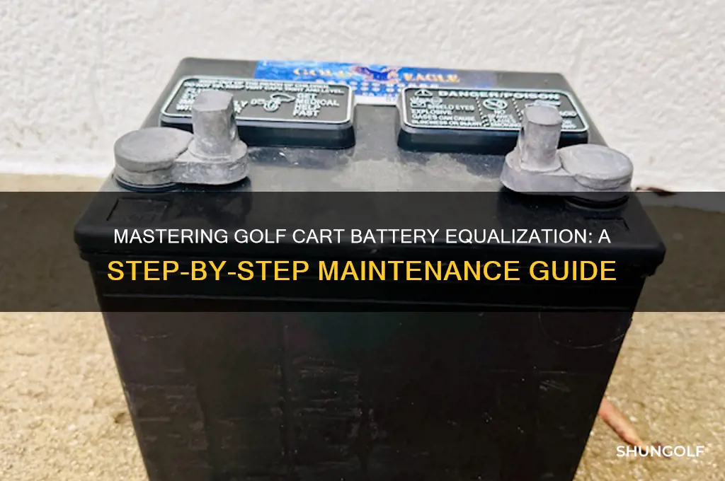 how do i equalize my golf cart batteries
