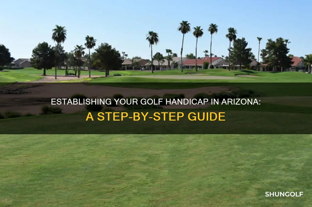how do i establish my golf handicap in arizona