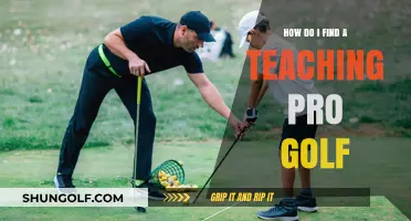 Finding the Perfect Golf Teaching Pro: A Step-by-Step Guide