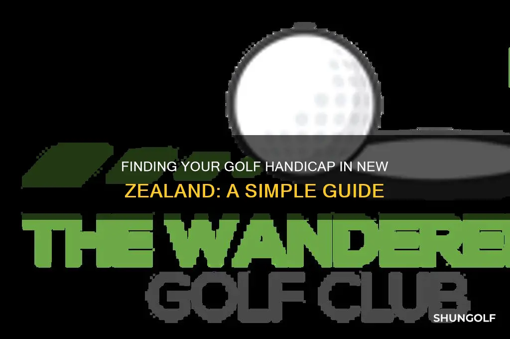 how do i find my golf handicap in nz