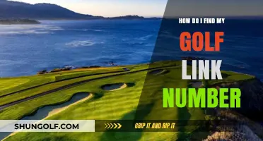 Finding Your Golf Link Number: A Quick and Easy Guide