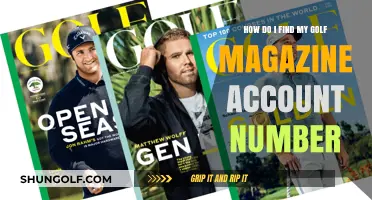 Locate Your Golf Magazine Account Number: A Quick Guide