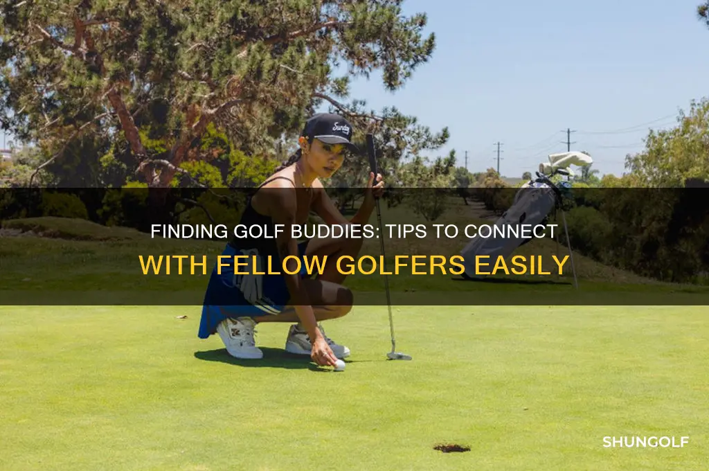 how do i find someone to play golf with