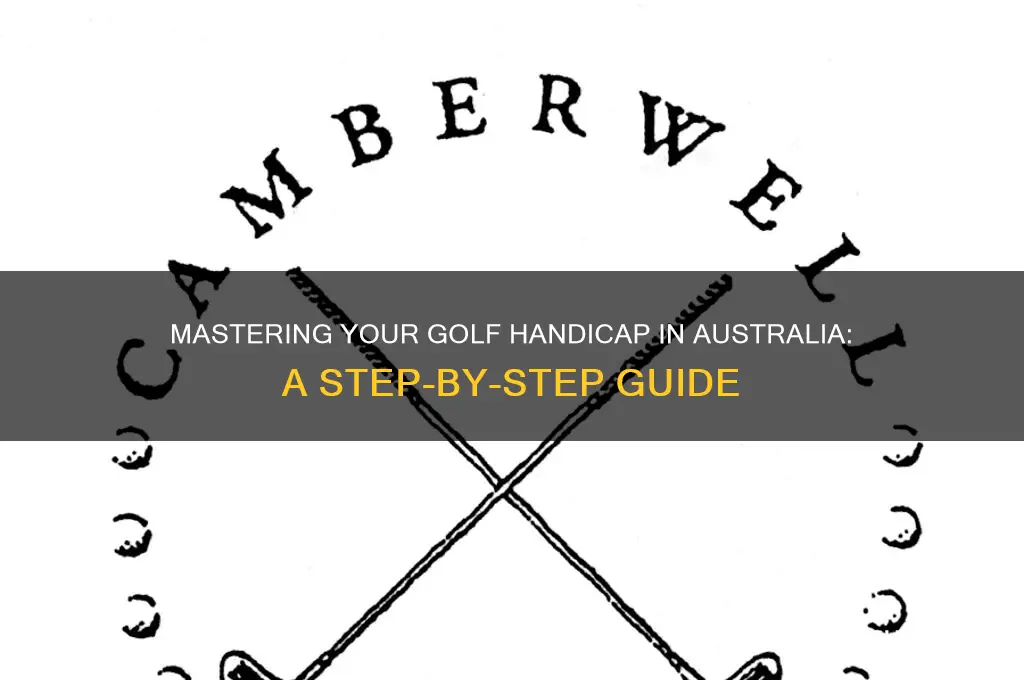 how do i get a golf handicap australia