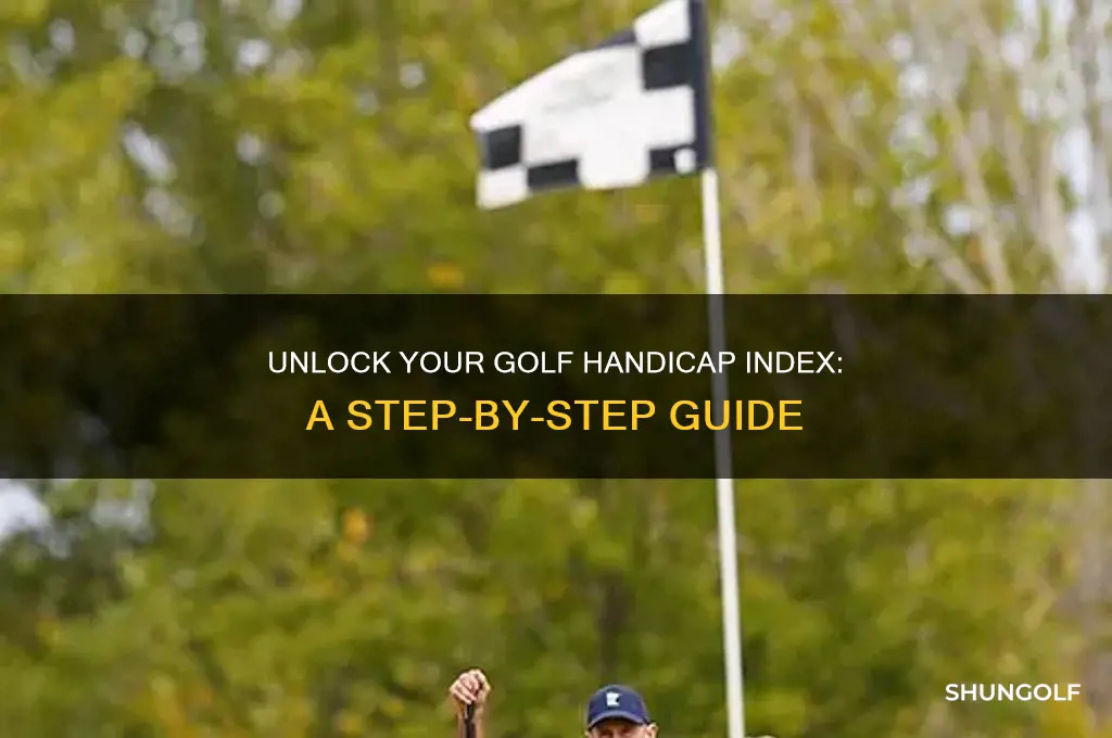 how do i get a golf handicap index
