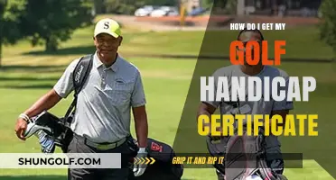 How to Obtain Your Golf Handicap Certificate: A Step-by-Step Guide