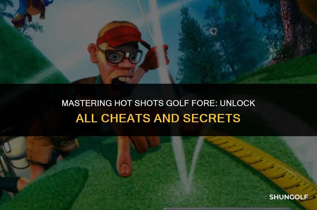 how do i hot shots golf fore cheats unlock everything