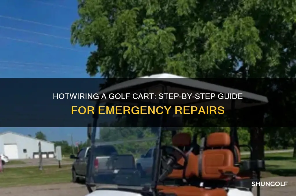 how do i hotwire a golf cart