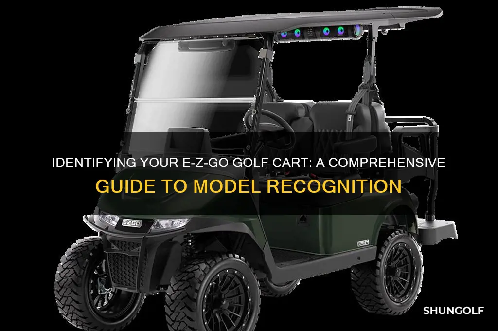 how do i identify my e-z-go golf cart