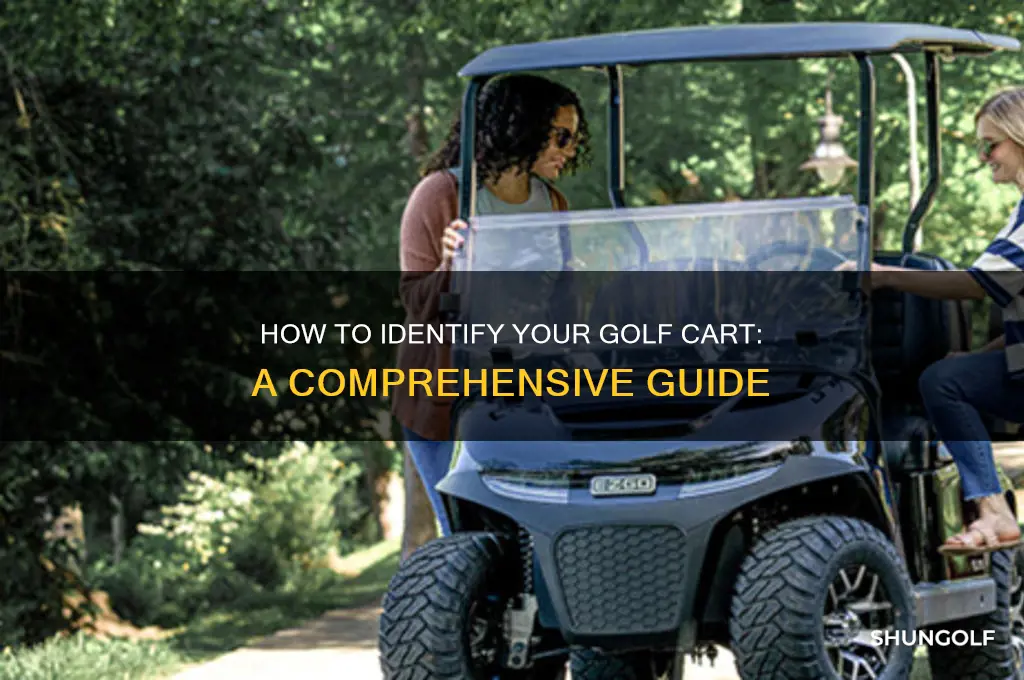 how do i identify my golf cart