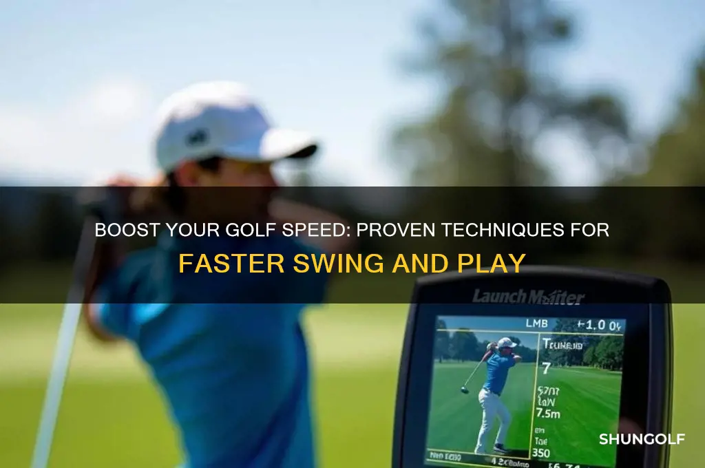 how do i increase my speed in golf