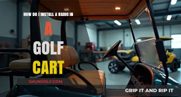 Easy Guide to Installing a Radio in Your Golf Cart