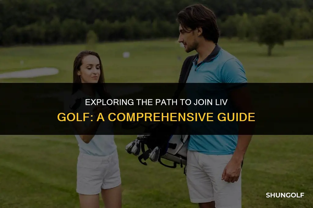 how do i join liv golf
