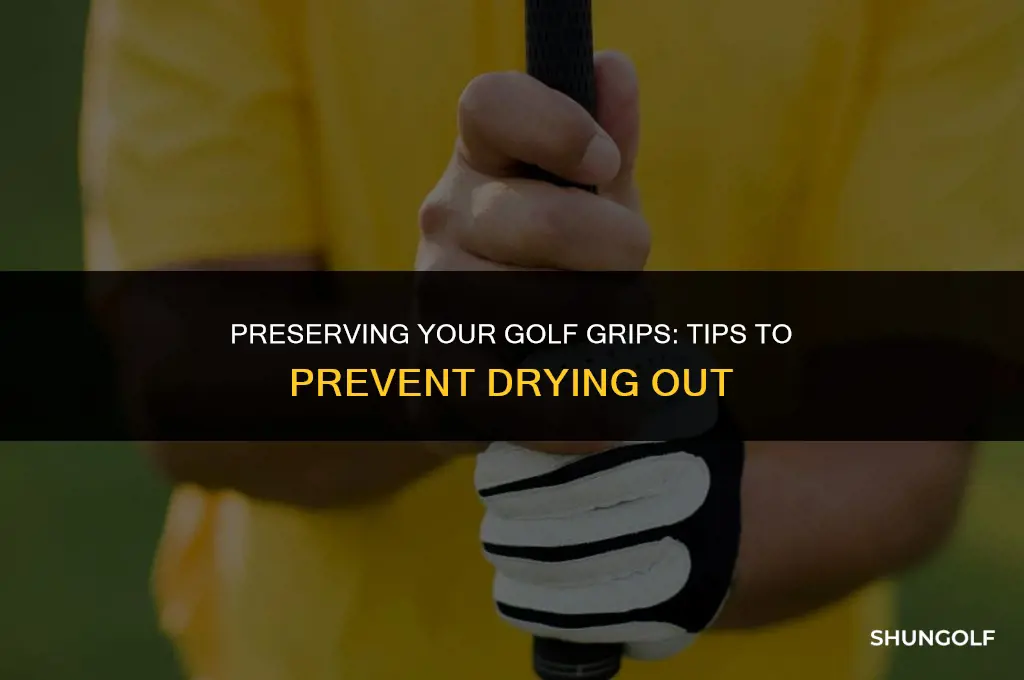 how do i keep golf grips from drying out