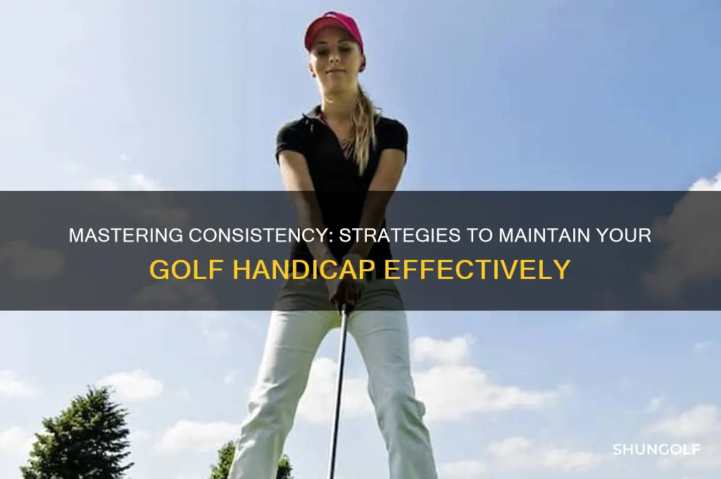 how do i keep my golf handicap