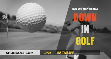 Mastering Focus: How to Keep Your Head Down in Golf