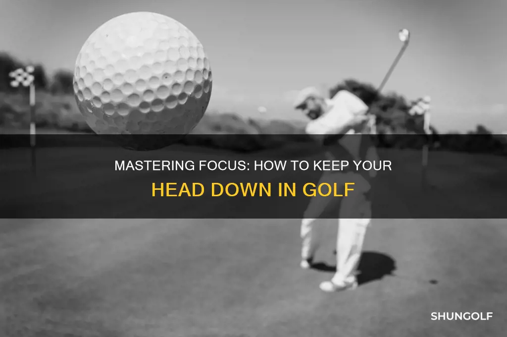 how do i keep my head down in golf
