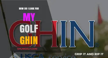 Finding Your Golf GHIN: A Step-by-Step Guide to Access Your Handicap