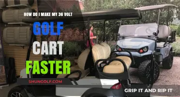 Boost Your Golf Cart's Speed: 36V Upgrade Tips and Tricks