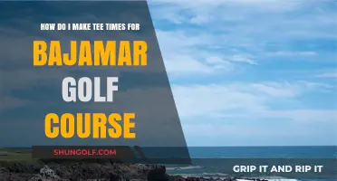 Tee Times at Bajamar Golf Course: A Step-by-Step Booking Guide