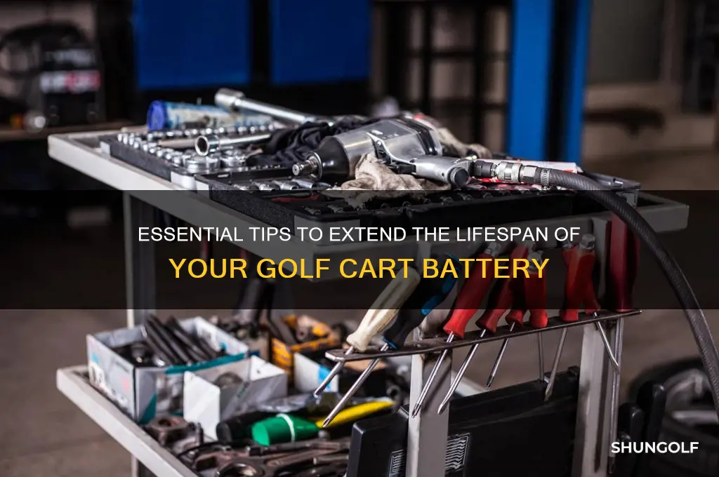 how do i preserve my golf cart battery