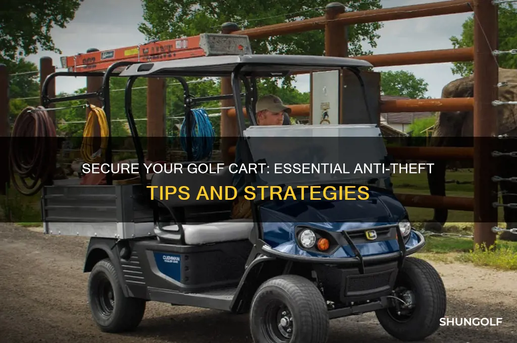 how do i protect my golf cart from theft