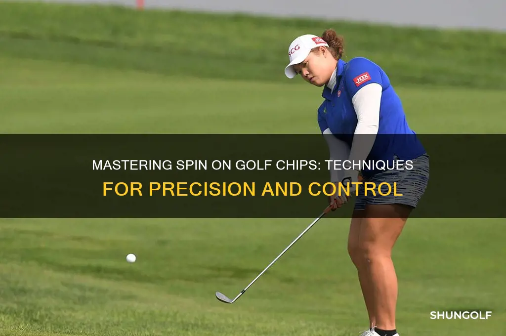 how do i put spin on my golf chips
