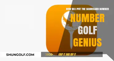 Adding Scorecard Numbers in Golf Genius: A Step-by-Step Guide