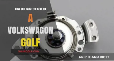 Adjusting Your Volkswagen Golf Seat Height: A Quick and Easy Guide
