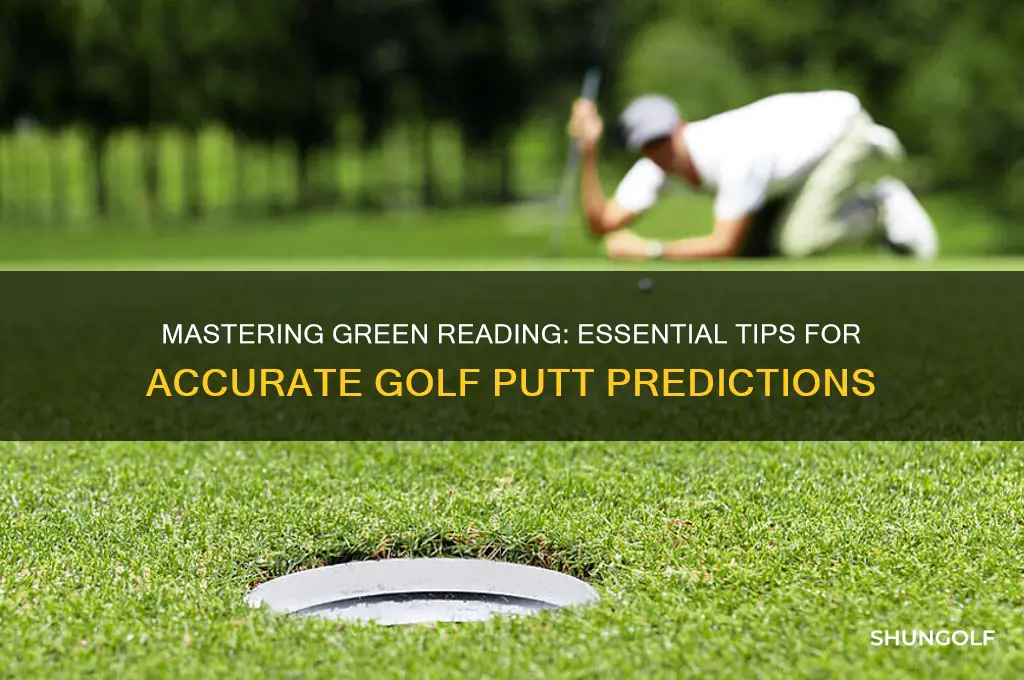 how do i read greens in golf