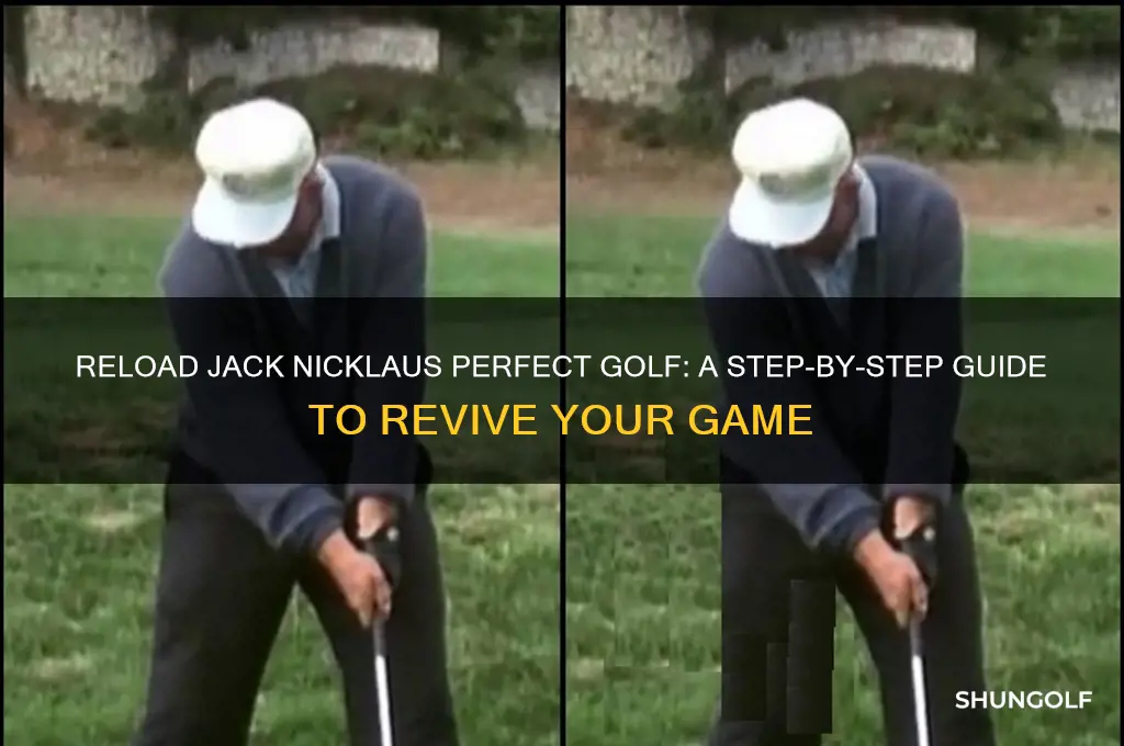 how do i reload jack nicolaus perfect golf