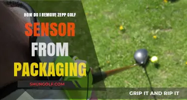 Quick Guide: Removing Zepp Golf Sensor from Packaging Safely