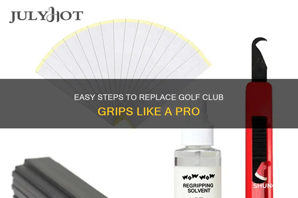 how do i replace golf club grips