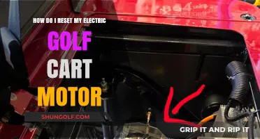 Reset Your Electric Golf Cart Motor: A Step-by-Step Troubleshooting Guide