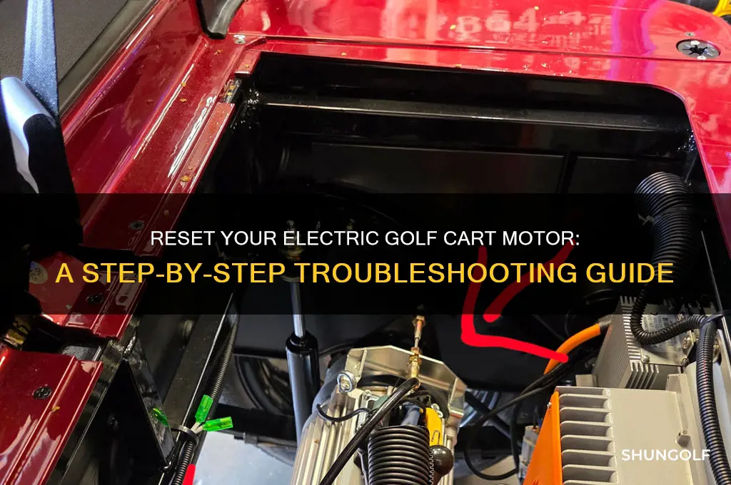 how do i reset my electric golf cart motor