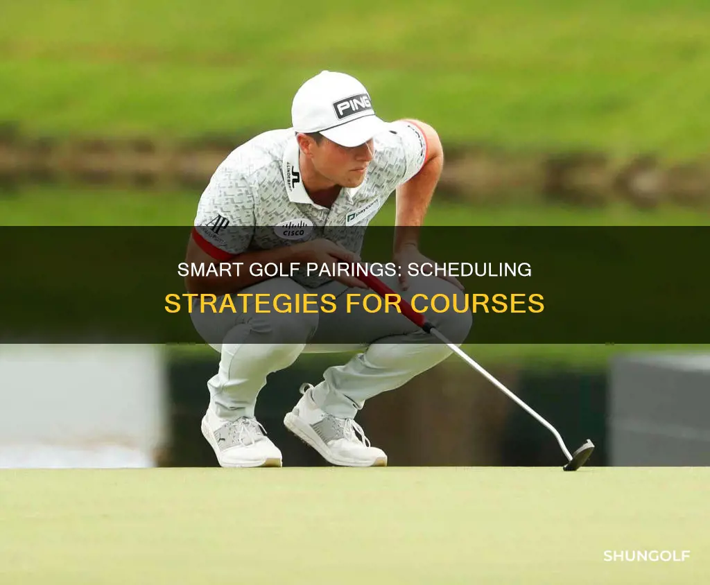 how do i schedule golf parings