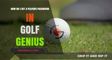 Setting Player Passwords in Golf Genius: A Step-by-Step Guide