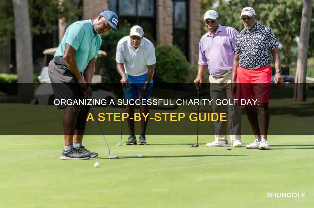 how do i set up a charity golf day