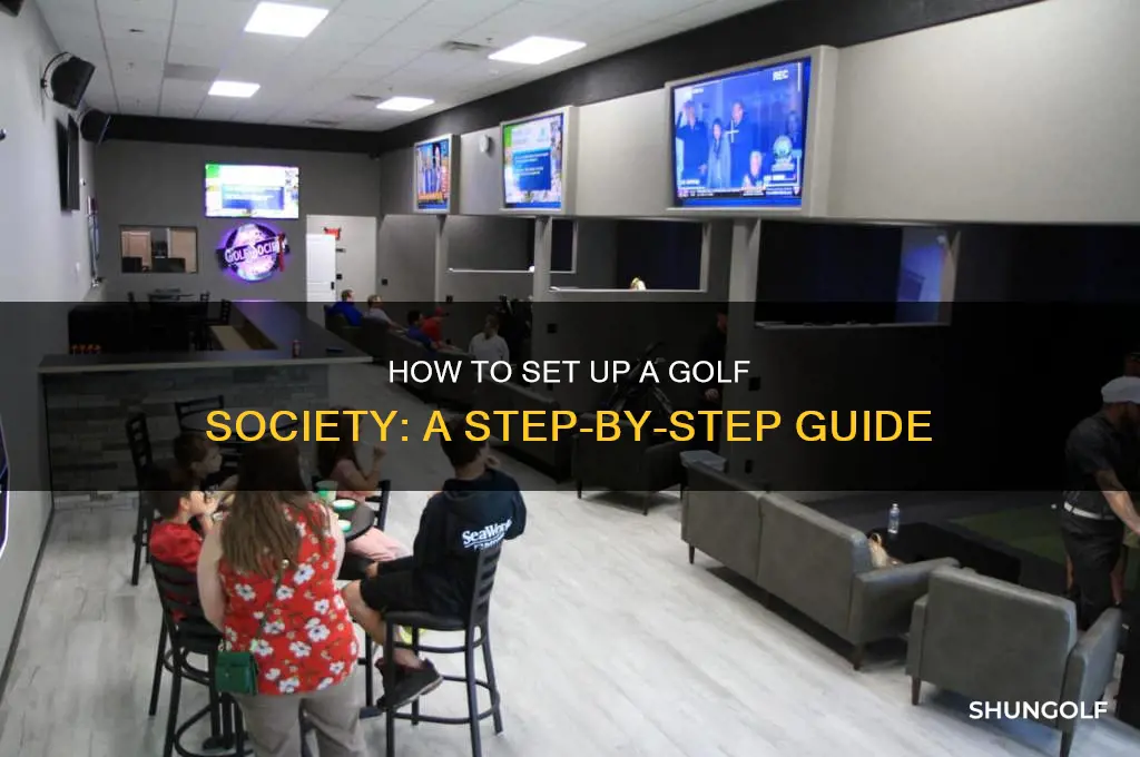 how do i set up a golf society
