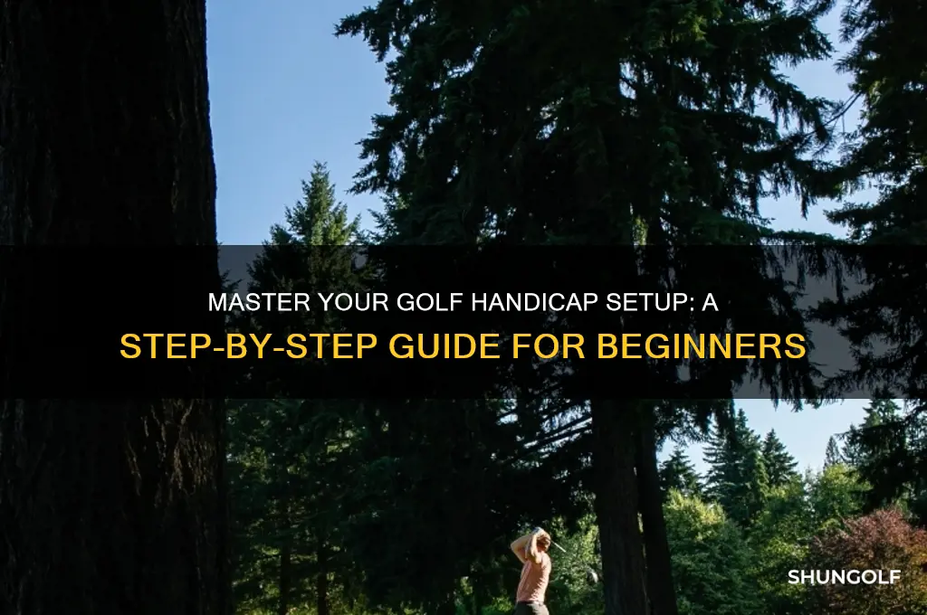 how do i setup my golf handicap