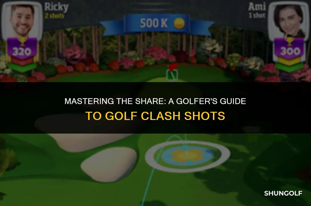 how do i share a shot on golf clash