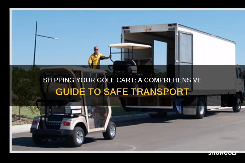 how do i ship a golf cart