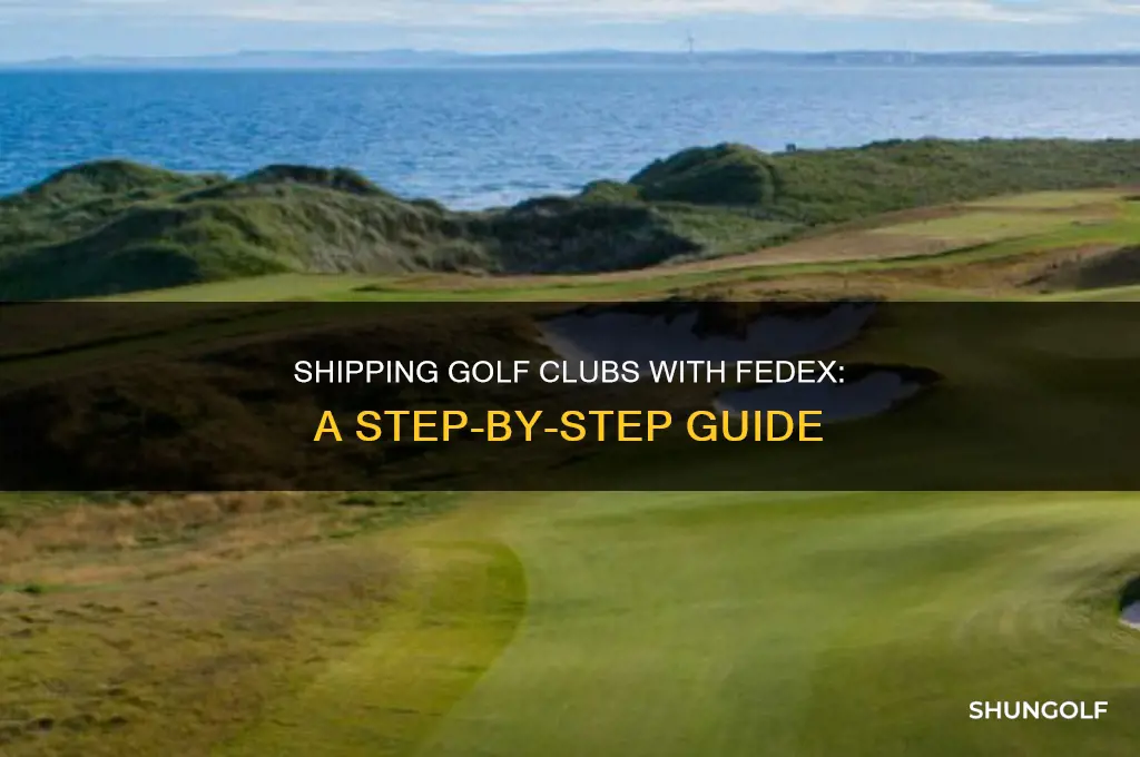 how do i ship golf clubs via fedex